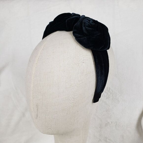 Velvet Rosette Headband - Picture 1 of 6